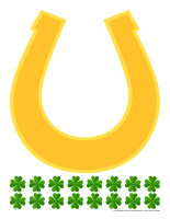 Modèles fer à cheval-La Saint-Patrick