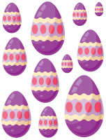 Modèles oeufs grosseurs variées Modèles oeufs grosseurs variées