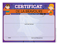 Mon certificat de bravoure 2019