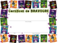 Mon certificat de bravoure