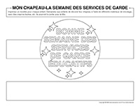 Mon chapeau-Semaine des services de garde 2026