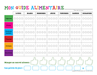 Mon guide alimentaire à colorier