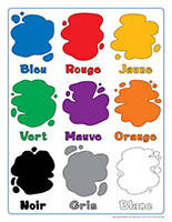 Mon tableau charte de couleurs de peintre