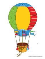 Montgolfières à enfiler
