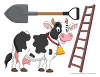 Morceaux de ferme geante