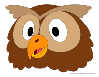 Morceaux de hibou géant