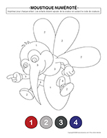Moustique numéroté