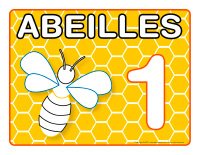 Napperons de jeux à modeler-Abeilles