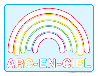 Napperons de jeux à modeler-Arcs-en-ciel