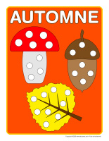Napperons de jeux à modeler-Automne