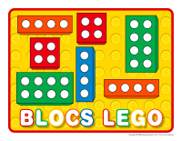 Napperons de jeux à modeler-Blocs Lego-1