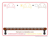 Napperons de jeux a modeler-Boulangerie