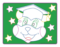 Napperons de jeux a modeler-Graduation avec Poni