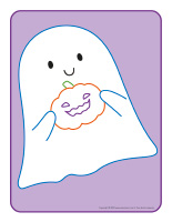 Napperons de jeux à modeler-Halloween-Fantômes