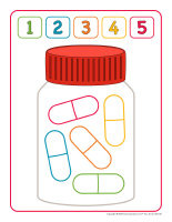 Napperons de jeux à modeler-Hôpital