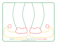 Napperons de jeux à modeler-Lutins de Noël-2