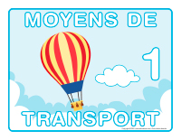 Napperons de jeux à modeler-Moyens de transport