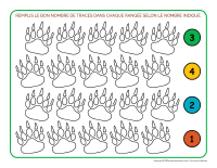 Napperons de jeux a modeler-Ours