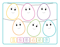 Napperons de jeux a modeler-Paques-Journee speciale