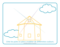 Napperons de jeux a modeler-Vent