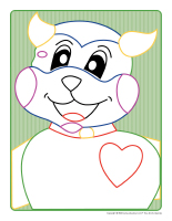 Napperons de jeux a modeler-Visages emotions avec Poni-1