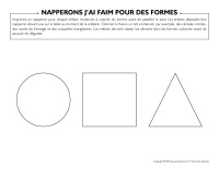 Napperons-j’ai faim pour des formes