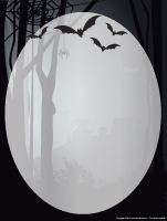 Papier à lettres-Halloween-Dans le noir