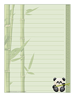Papier à lettres-L'Asie Papier à lettres-L'Asie
