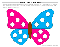 Papillons-pompons