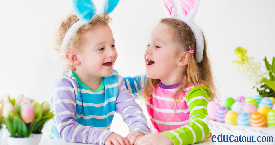 Pâques, activités pour enfants de 0 à 36 mois.