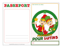 Passeport de lutin interactif-personnalis