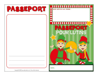 Passeport de lutins interactif personnalisé