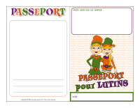 Passeport des lutins d’Halloween interactif personnalise