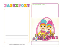 Passeport des lutins de Paques interactif-personnalise