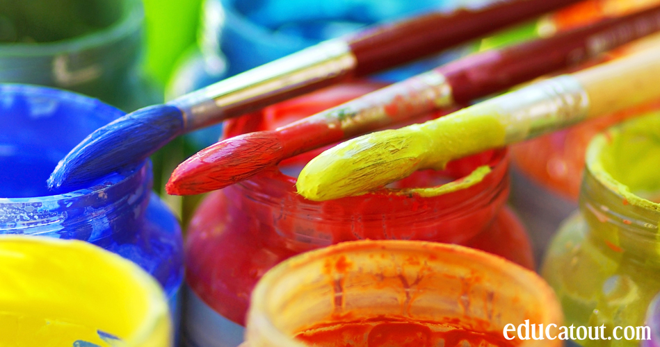 Pastilles de peinture maison