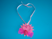 Pendentif tout rose - 10