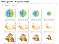 Petit et grand - le printemps Petit et grand - le printemps