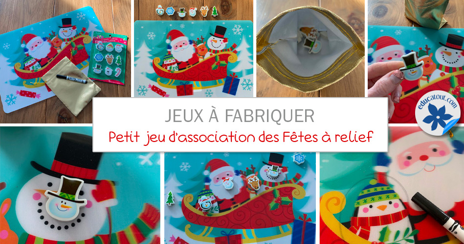 Petit jeu dassociation des Fêtes à relief