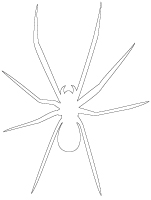 Pochoirs - Les araignées