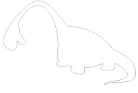 Pochoirs - Les dinosaures Pochoirs - Les dinosaures