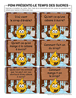 Poni pr&eacute;sente-Temps des sucres