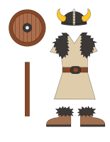 Poupées à habiller - Les Vikings Poupées à habiller - Les Vikings