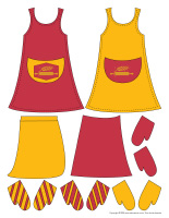 Poupees a habiller-Boulangerie