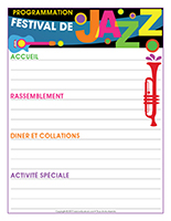 Programmation-Festival de jazz