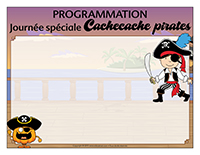 Programmation-Journée spéciale-Cachecache pirates Programmation-Journée spéciale-Cachecache pirates
