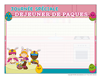 Programmation-Journee speciale-Dejeuner de Paques