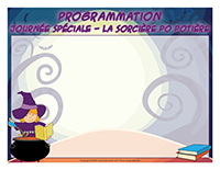 Programmation-Journée spéciale-La sorcière-Po Potière Programmation-Journée spéciale-La sorcière-Po Potière