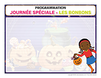 Programmation-Journée spéciale-Les bonbons