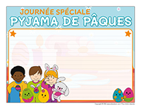 Programmation-Journee speciale-Pyjama de Paques