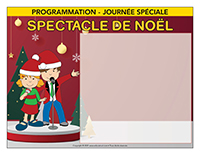 Programmation-Journée spéciale-Spectacle de Noël-2021